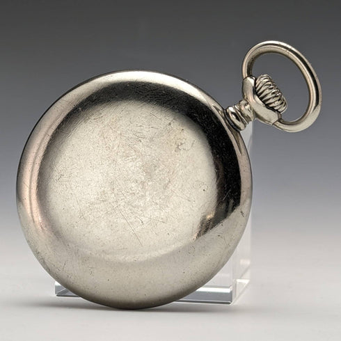 1914年頃 アンティーク ゼニス 懐中時計 合金ケース 動作良好